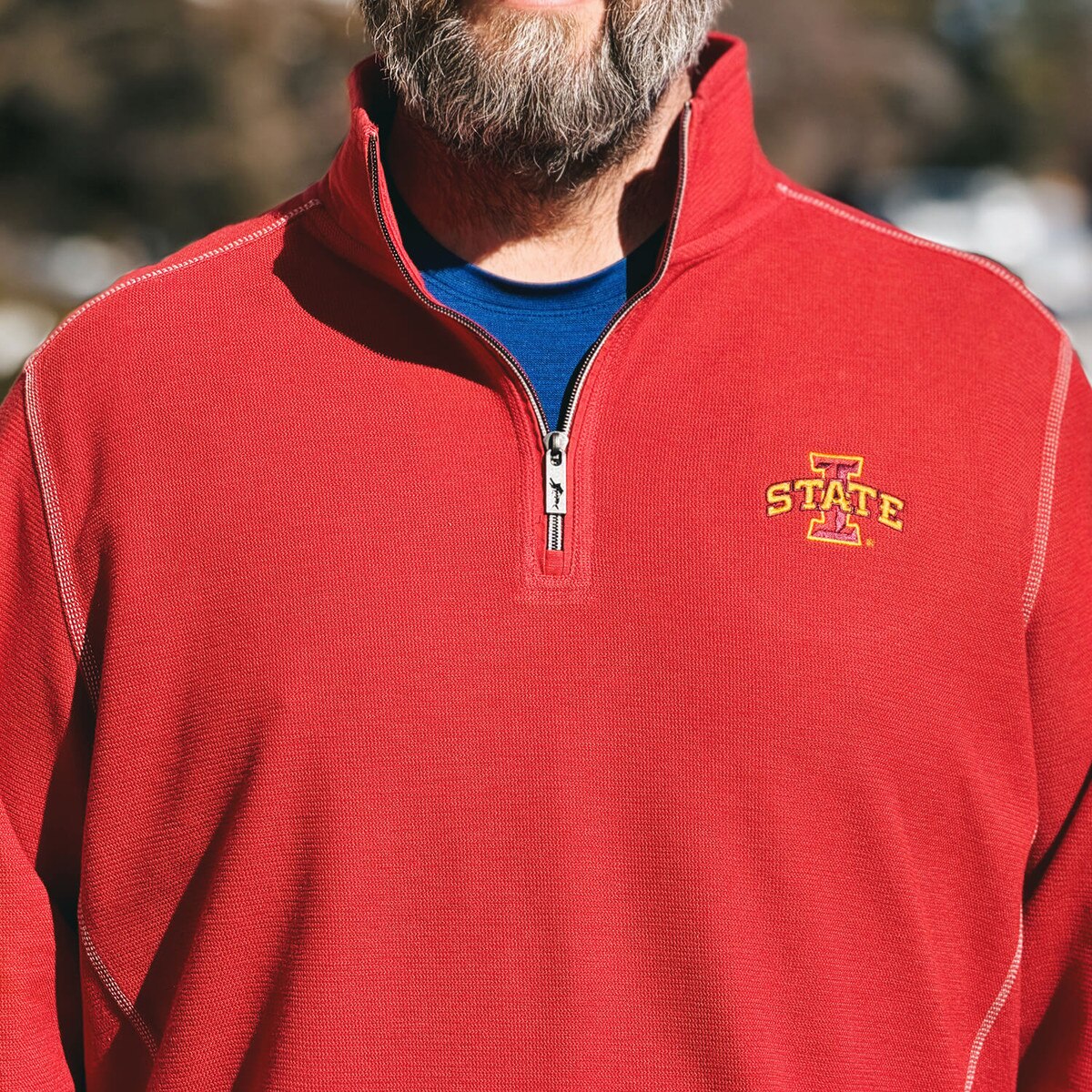 Tommy Bahama I-State Cardinal Montego Bay 1/4-Zip